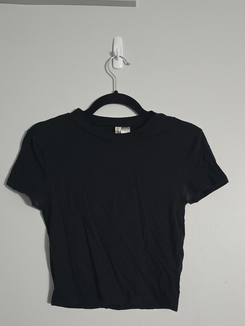 Divided Black Short-Sleeve Crew Tee